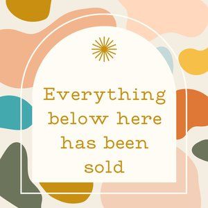 Everything below here has been sold